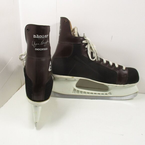 Vintage Daoust Ice Hockey Skates Size 12 WAYNE GRETZKY ENDORSED RARE! - Picture 1 of 13